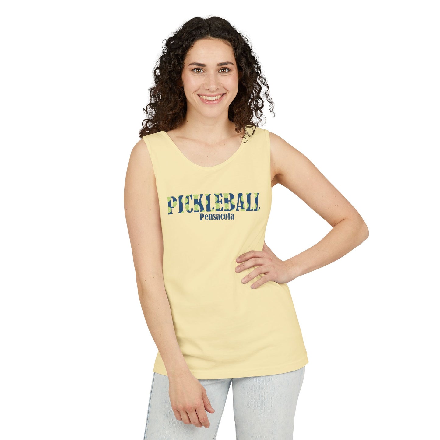 Personalizable! Pickleball Unisex Tank Top, Summer Sports Apparel, Gift for Athletes, Casual Wear, Pickleball Lover Top