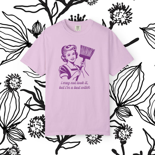 Bad Witch Unisex T-Shirt, Funny Graphic Tee, Halloween Apparel, Gift for Her, Witchy Vibes, Casual Wear