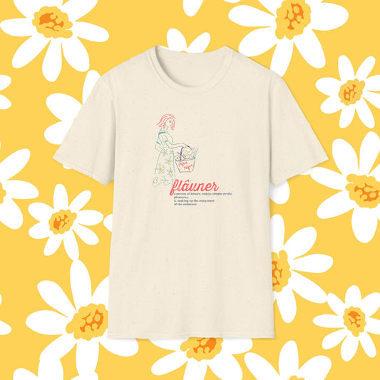 French Flauner Unisex T-Shirt - Leisurely Strolls and Picnics Lover Gift