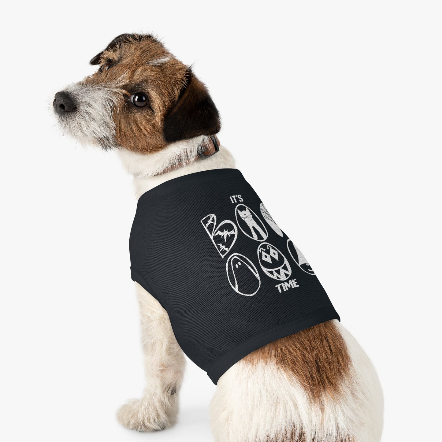 Boooooo! Cute Ghost Pet Tank Top, Halloween Costume, Funny Pet Apparel, Pet Clothing, Dog Shirt, Cat Outfit