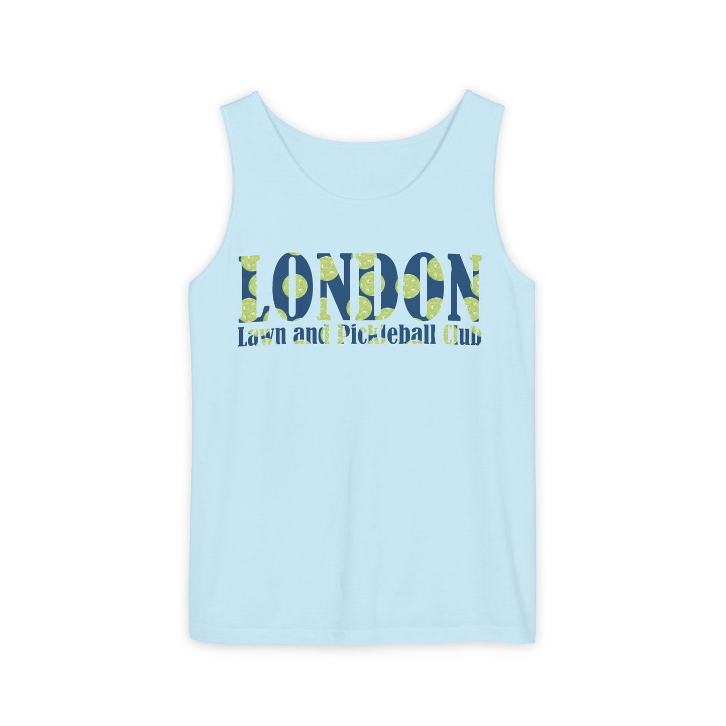 London Lawn and Pickleball Club Tank Top, Unisex Summer Top, Sports Apparel, Pickleball Lover Gift, Activewear for Casual Days