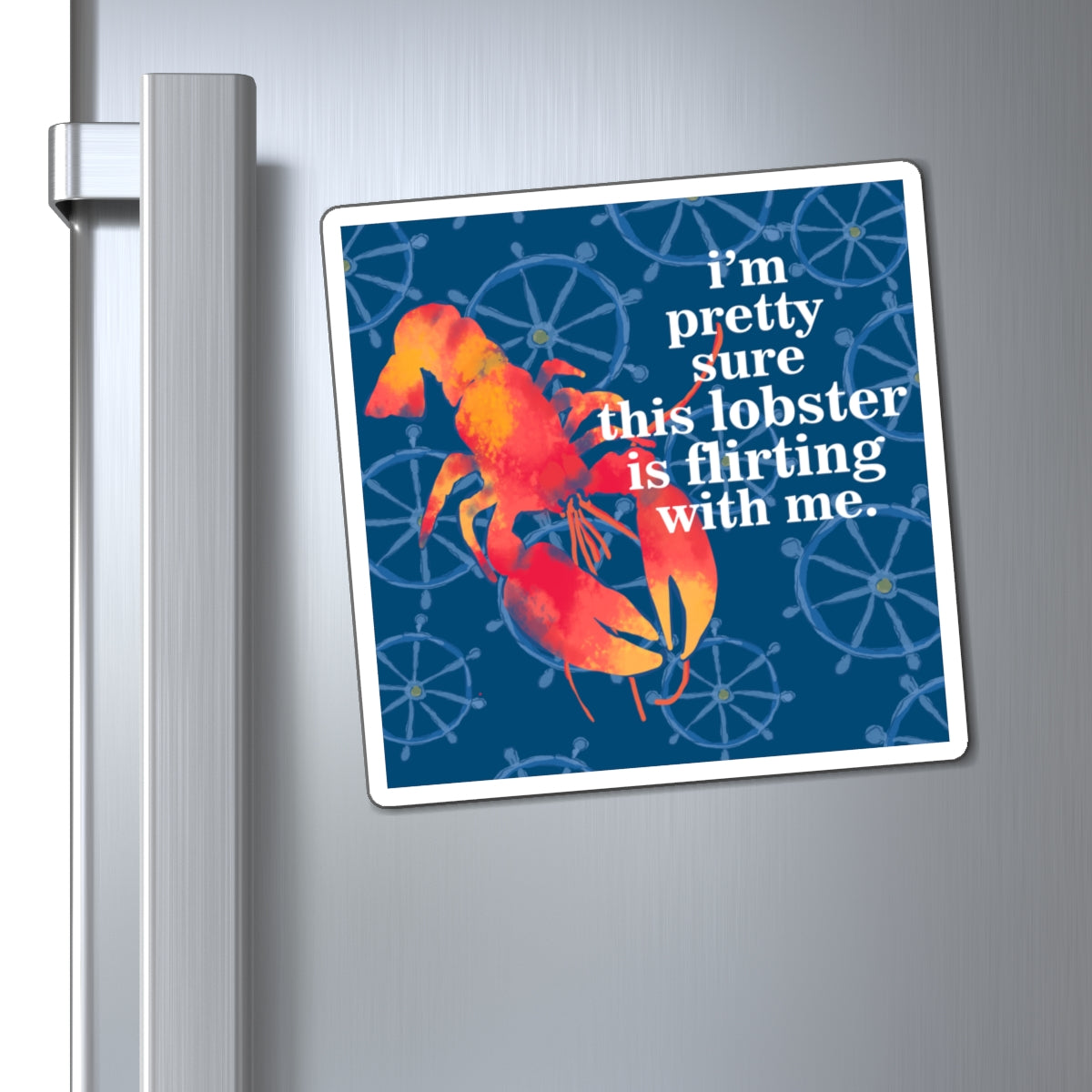 Whimsical Lobster Magnet - Perfect Kitchen Décor, Cute Gift for Seafood Lovers, Fun Fridge Magnet, Nautical Home Accessory