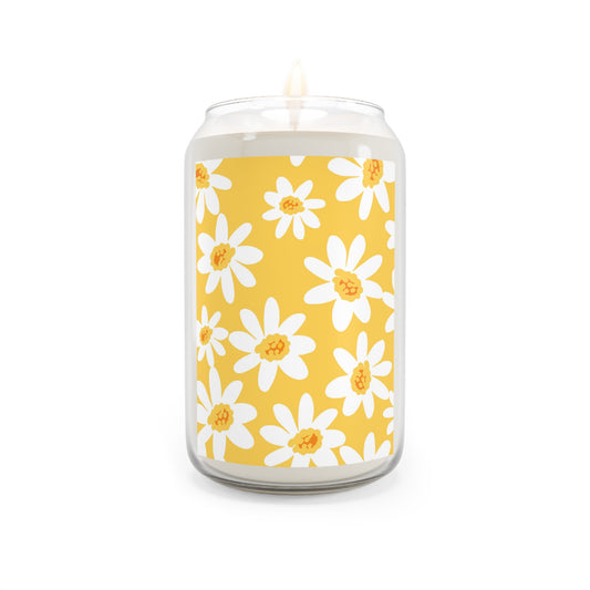 Cheerful Daisy Scented Candle | Perfect Gift for Spring, Home Decor, Aromatherapy, Mother's Day, Cozy Vibes