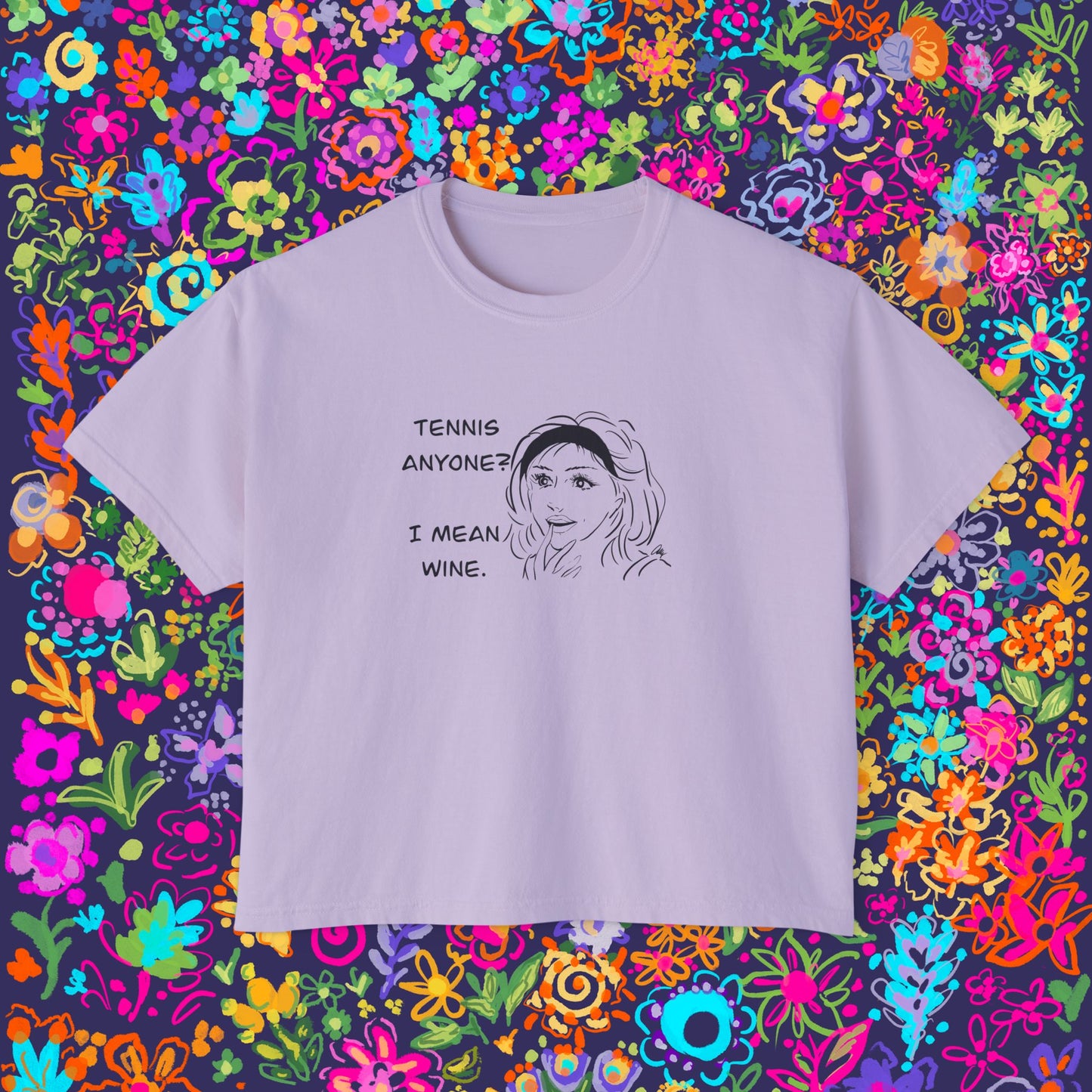 Women's Tee - Tennis Anyone I Mean Wine
