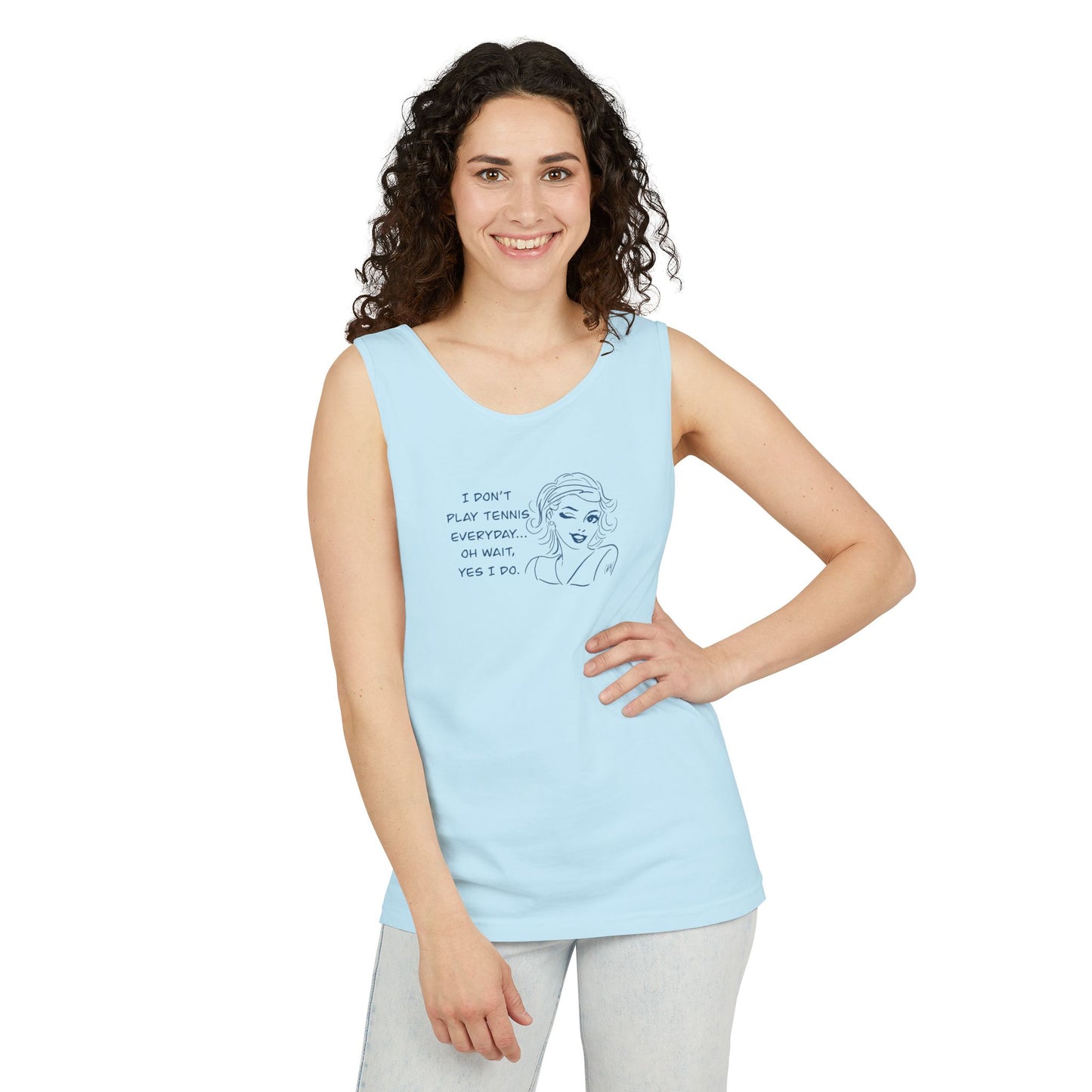Tennis Addict...I Don't Play Tennis Everyday...Yes I do! Women's Top, Sports Lover, Summer, Shirts, Tennis Player Gift