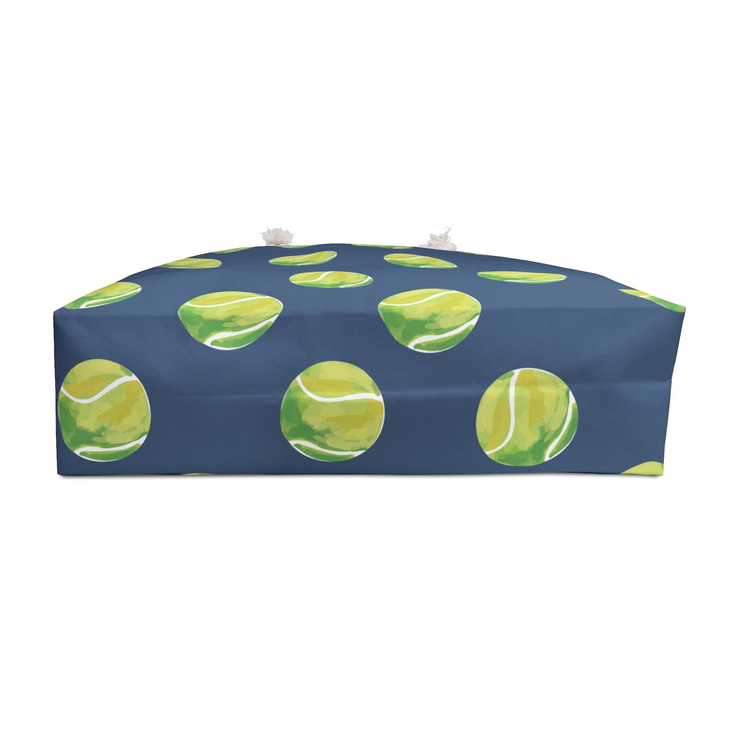 Tennis Ball Weekender Bag – Navy Tennis Pattern Tote for Players & Fans