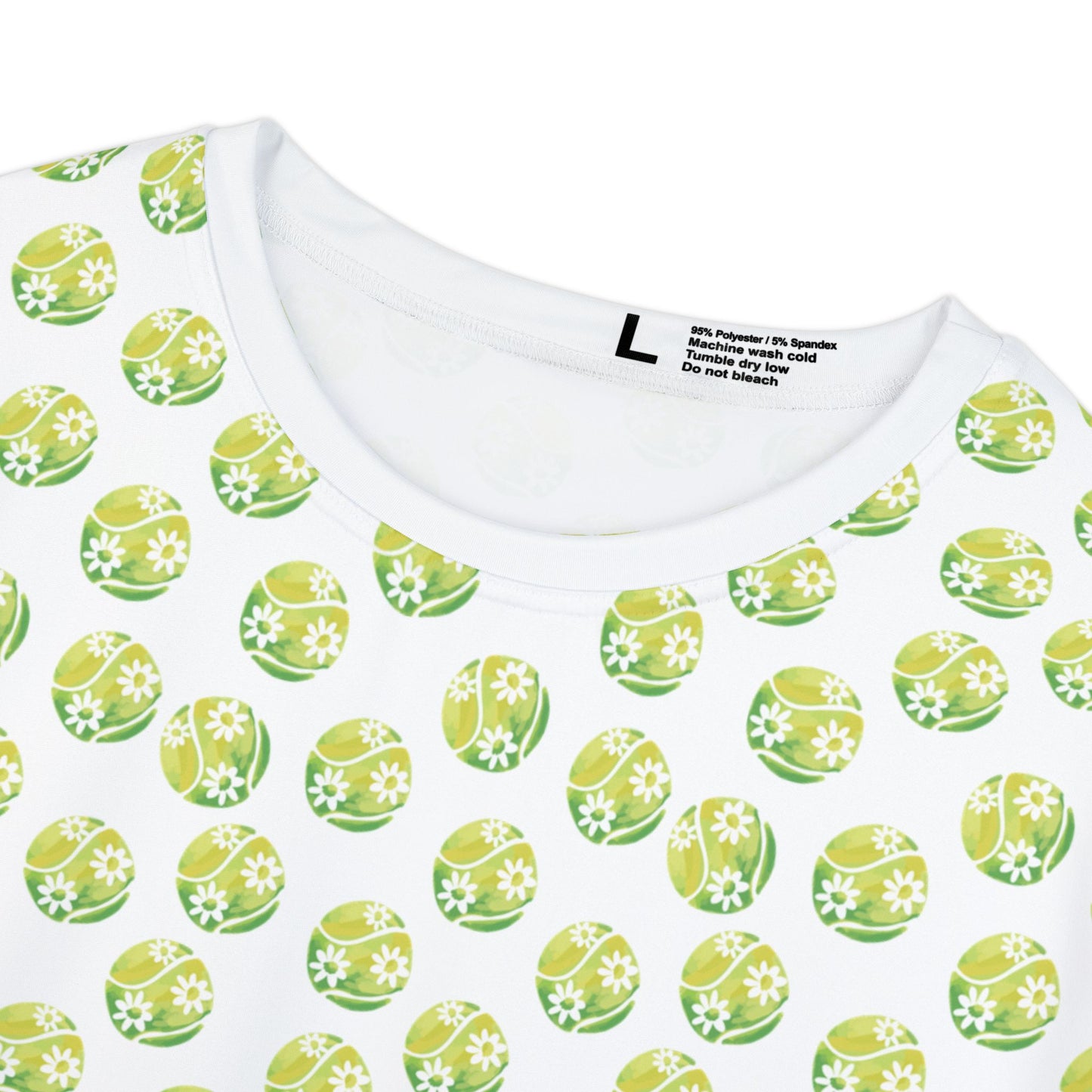 Women's All-Over Print T-Shirt — Tennis Ball Blossom Pattern