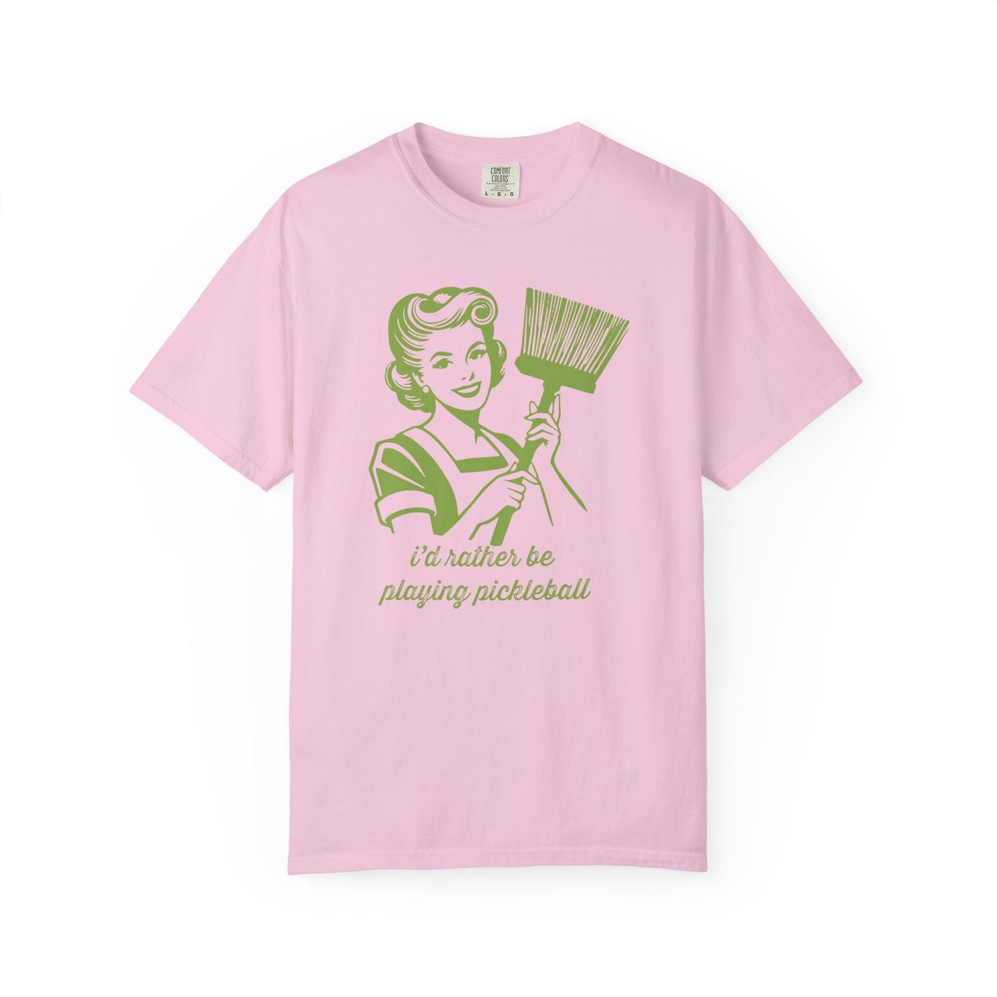 Rather Be Playing PICKLEBALL! Unisex Garment-Dyed T-shirt with Playful Design: Perfect for Picnics, Casual Outings, and Gift Ideas for Friends