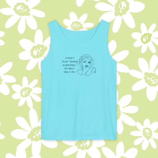 Tennis Addict...I Don't Play Tennis Everyday...Yes I do! Women's Top, Sports Lover, Summer, Shirts, Tennis Player Gift
