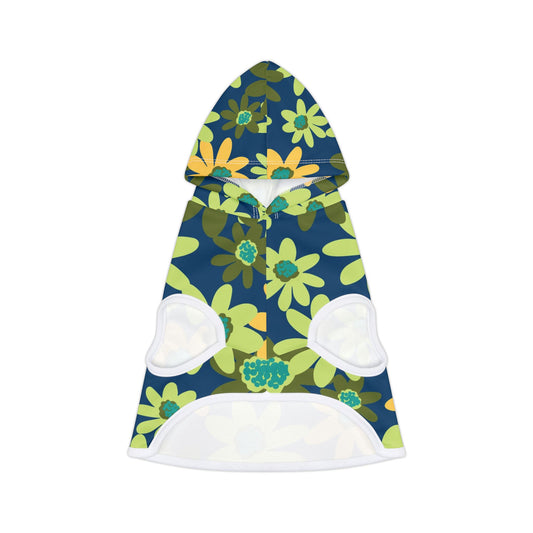 Daisy Floral Pet Hoodie for Stylish Dogs, Cozy Pet Apparel for Spring, Pet Fashion, Cute Dog Outfit, Dog Clothes, Gift for Pet Lovers