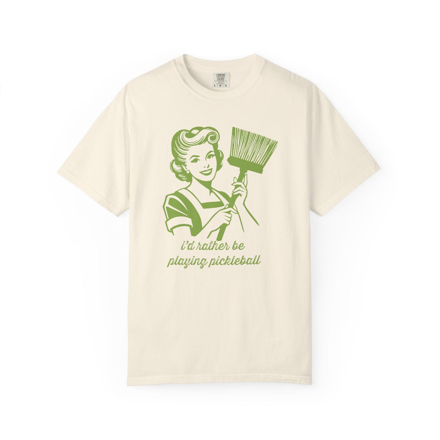 Rather Be Playing PICKLEBALL! Unisex Garment-Dyed T-shirt with Playful Design: Perfect for Picnics, Casual Outings, and Gift Ideas for Friends