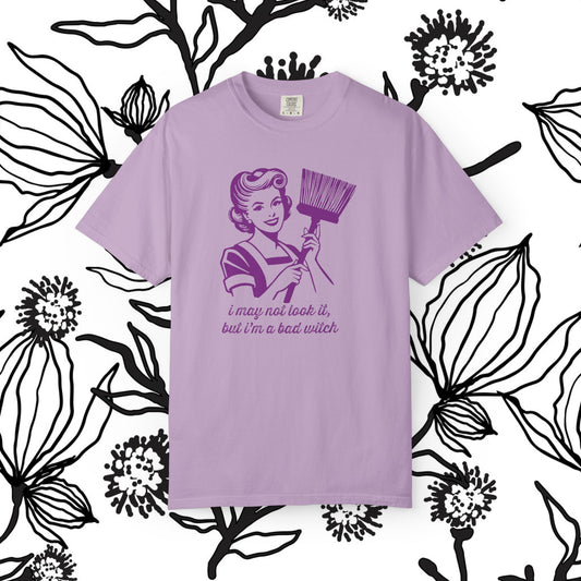 Bad Witch Unisex T-Shirt, Funny Graphic Tee, Halloween Apparel, Gift for Her, Witchy Vibes, Casual Wear