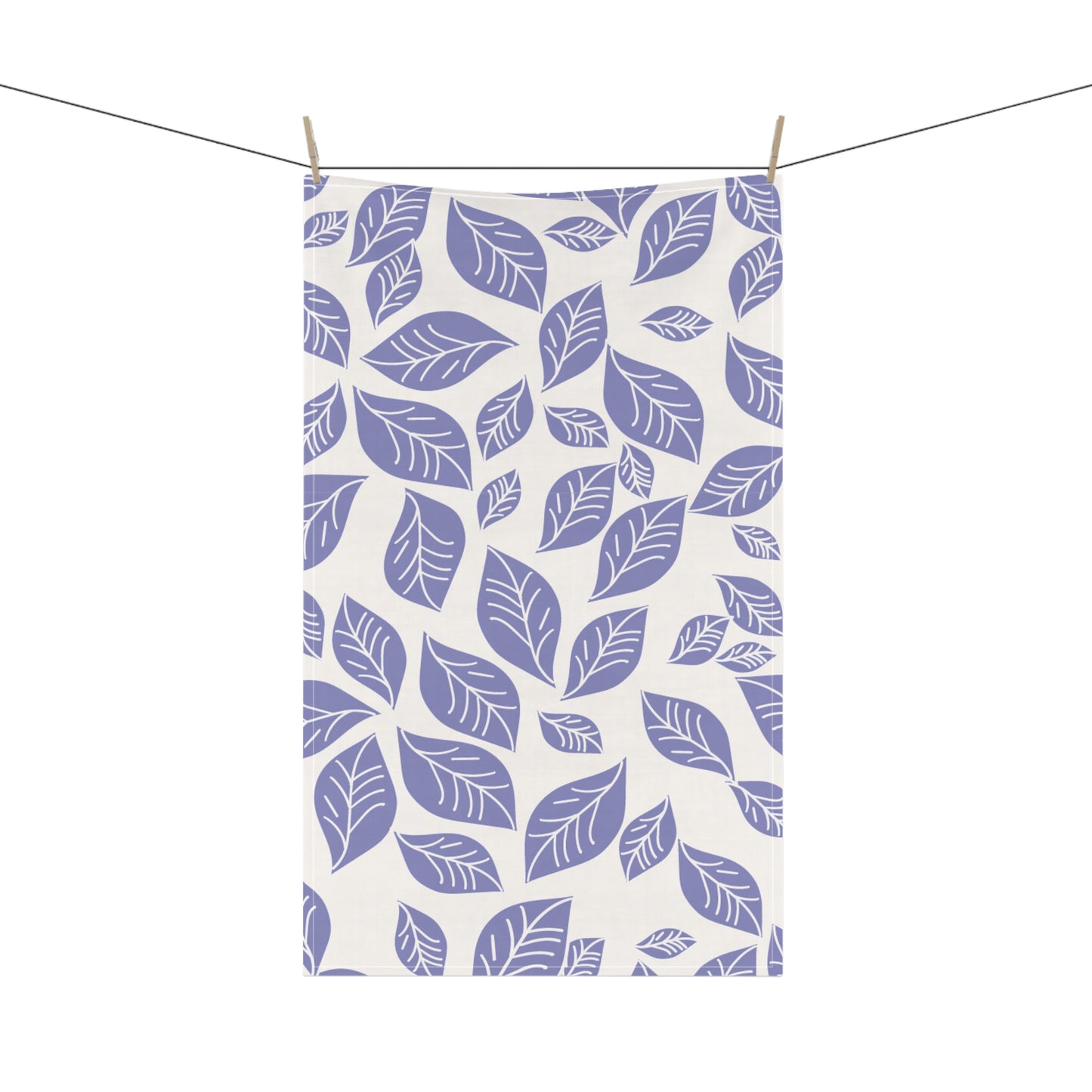 Charming Leaf Pattern Tea Towels, Kitchen Decor, Farmhouse Style, Gift for Her, Eco-Friendly Kitchen Accessories