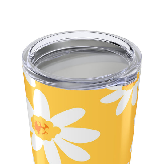 Sunshine Daisy Tumbler 20oz | Floral Drinkware | Summer Vibes | Perfect Gift | Travel Mug | Eco-Friendly | Birthday Gift | Party Favor
