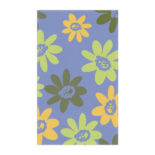 Vibrant Floral Tea Towels, Kitchen Decor, Gift for Home, Spring Kitchen Accessories, Colorful Dish Towels, Fun Floral Design