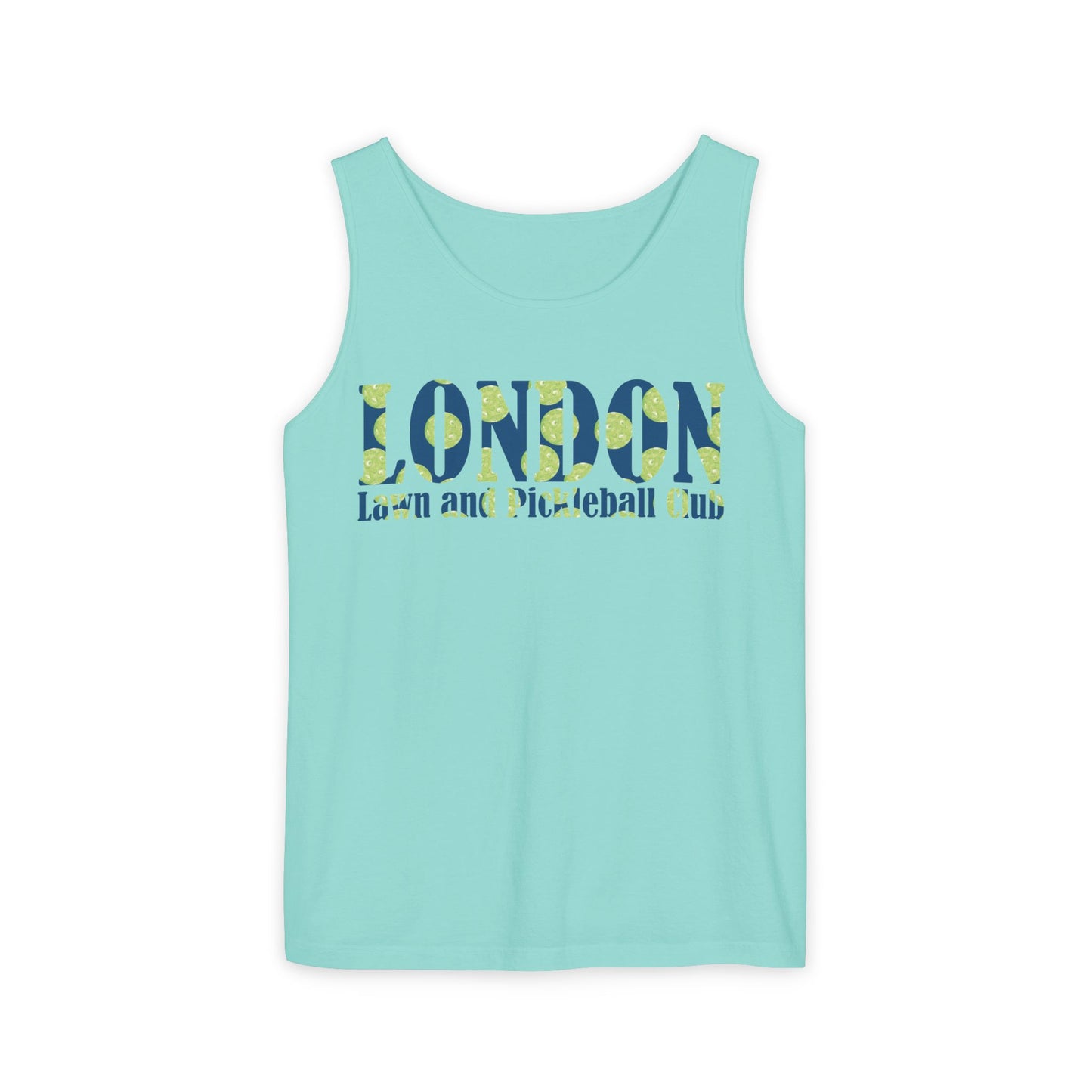 London Lawn and Pickleball Club Tank Top, Unisex Summer Top, Sports Apparel, Pickleball Lover Gift, Activewear for Casual Days