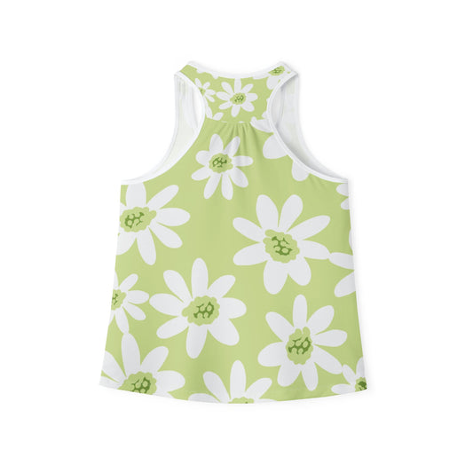 Floral Women's Tank Top - Perfect for Summer, Vacation, and Everyday Wear, Floral Print Summer Top, Casual Elegance, Gift for Her