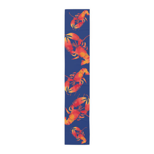 Lobster-Themed Table Runner for Coastal Decor, Nautical Table Decor, Seafood Dinner Parties, Summer Gatherings, Beach House Essentials