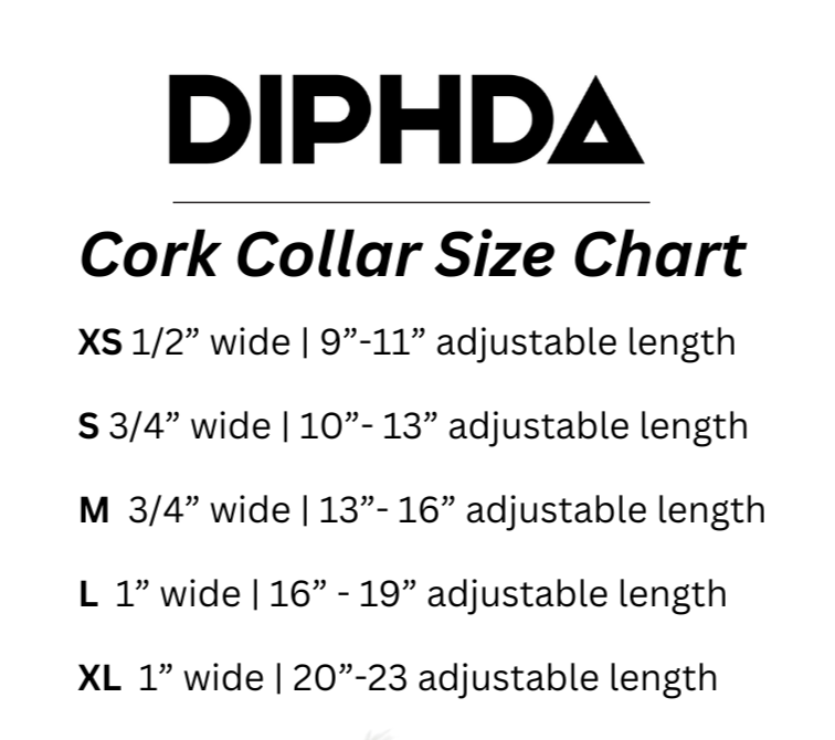 Cloud White Cork Leather Collar