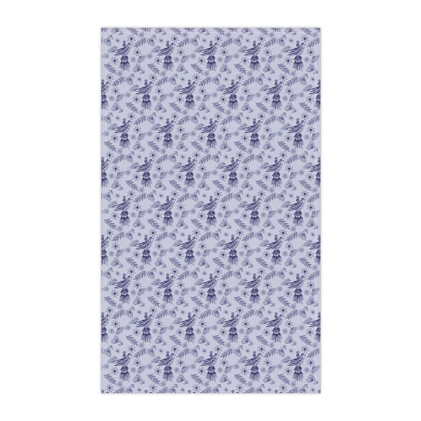 Chic Tassel Bird Floral Tea Towels | Cotton & Poly Kitchen Decor, Home Gift, Farmhouse Towels, Stylish Kitchen Linens, Floral Hostess Gift