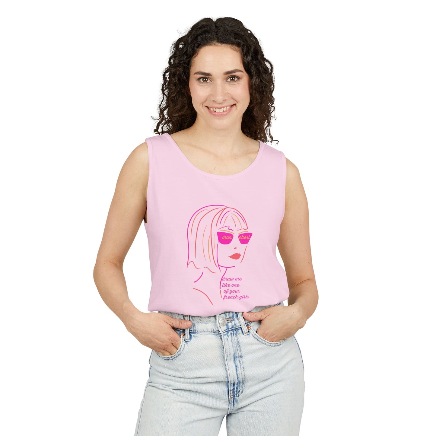 French Tank Top- "Draw me like one of your French girls."
