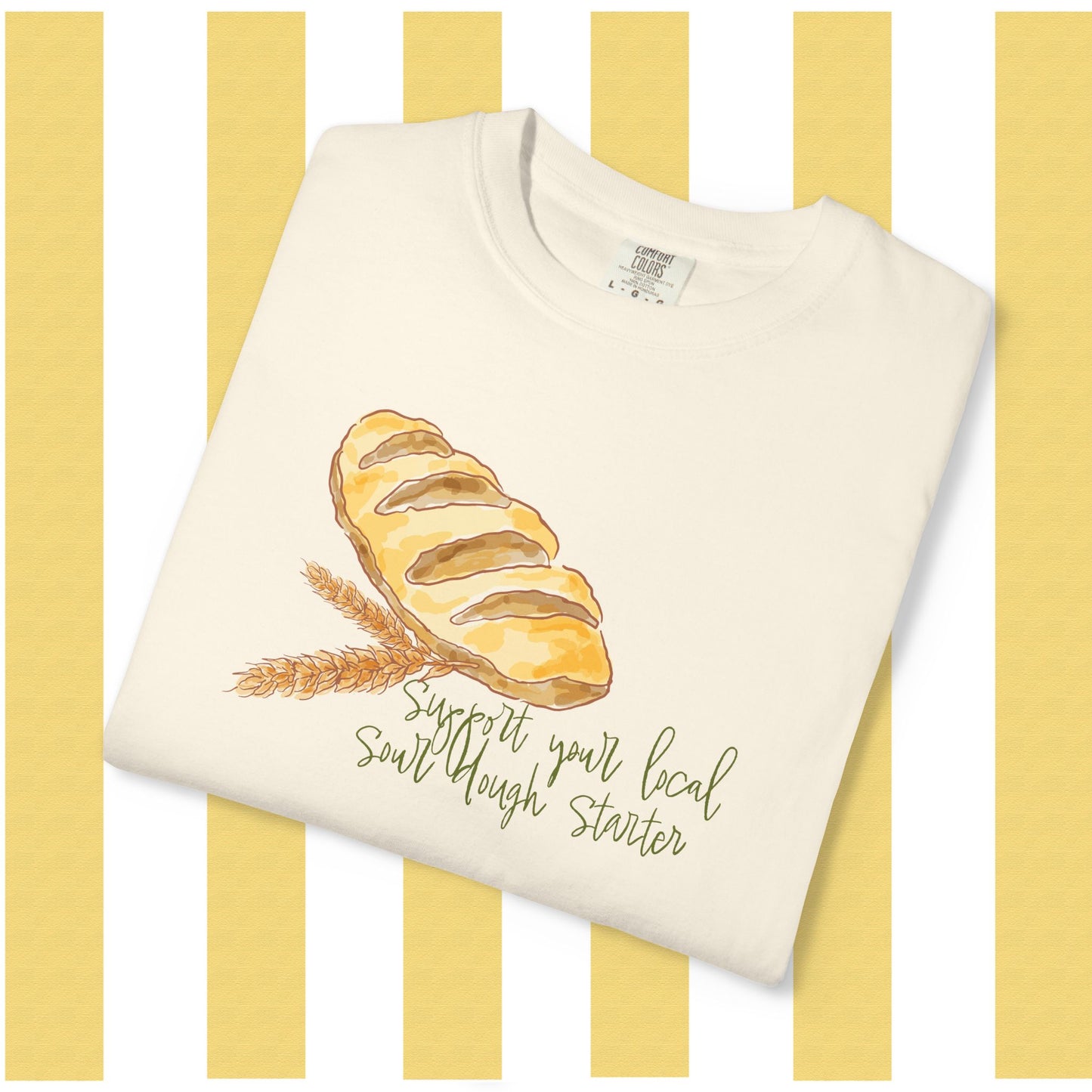 Bread Lover T‑Shirt – “Forget the Past, Eat More Bread” Bakery Graphic Tee