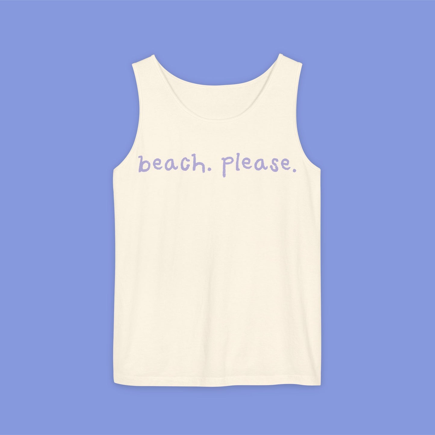 Tank Top - Beach Please Double Entendre Design