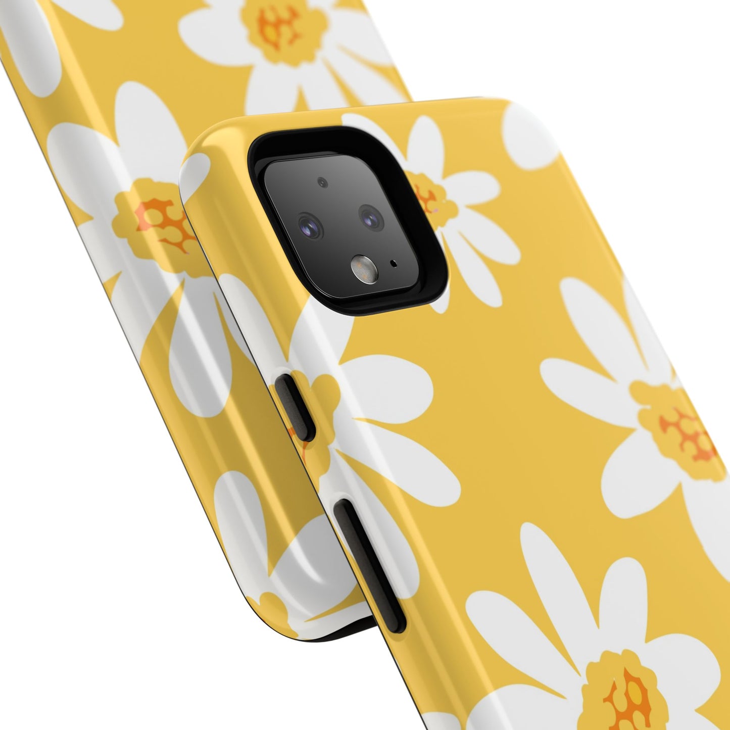 Yellow Daisy Phone Case, Floral Phone Cover, Tough Case, Summer Vibe Accessory, Gift for Nature Lovers, Bright Floral Design