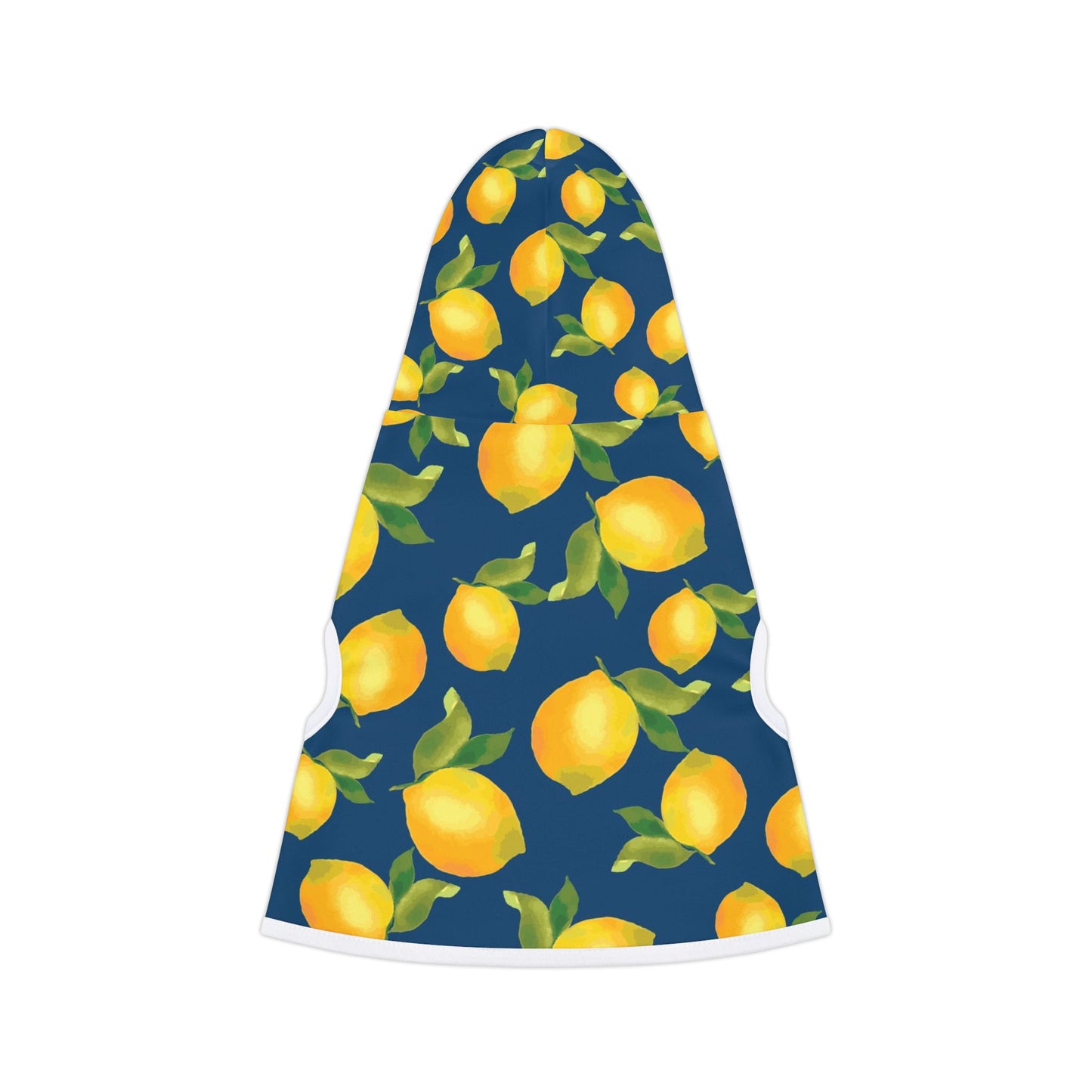 Lemon Print Pet Hoodie – Cozy Dog Apparel, Stylish Pet Clothing, Cute Puppy Pullover, Pet Gift for Dog Lovers, Summer Dog Fashion