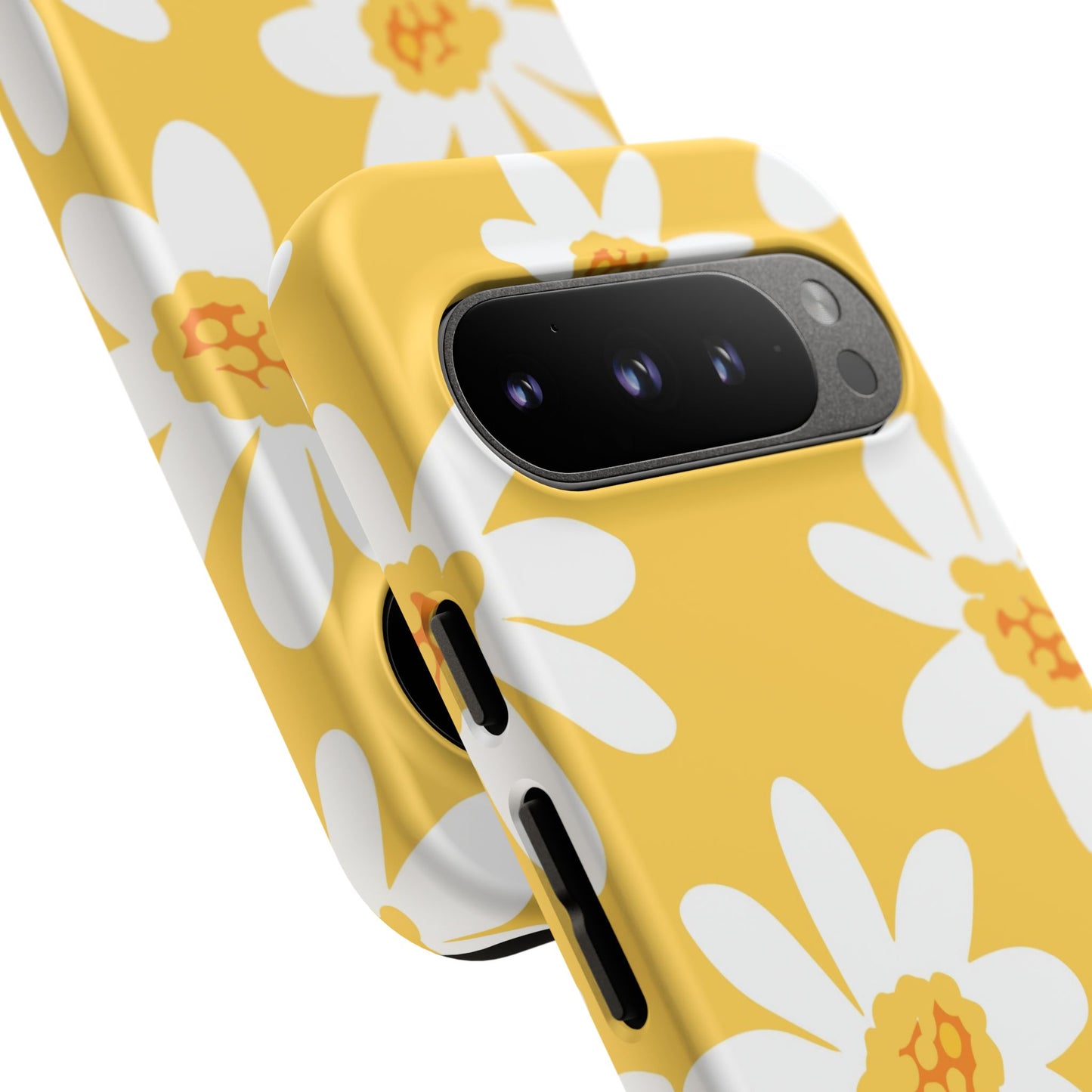 Yellow Daisy Phone Case, Floral Phone Cover, Tough Case, Summer Vibe Accessory, Gift for Nature Lovers, Bright Floral Design