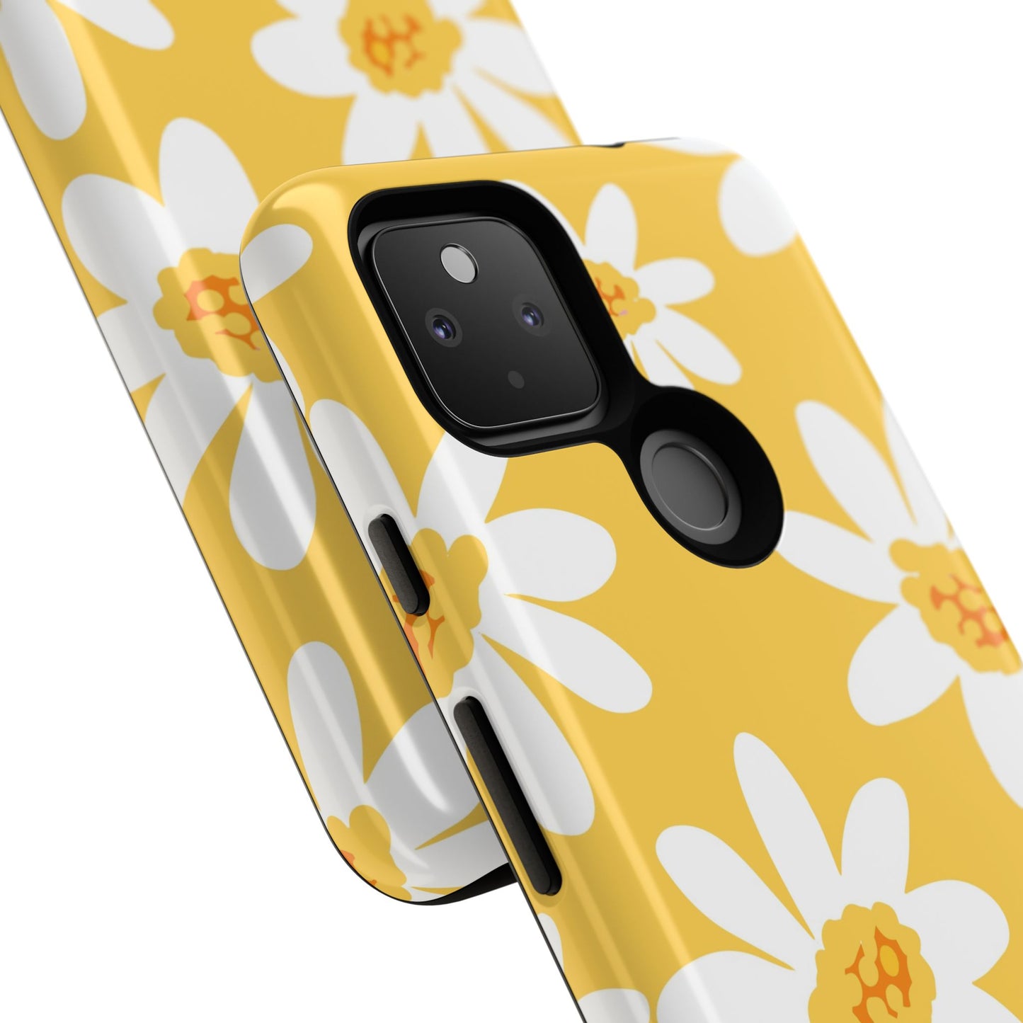 Yellow Daisy Phone Case, Floral Phone Cover, Tough Case, Summer Vibe Accessory, Gift for Nature Lovers, Bright Floral Design