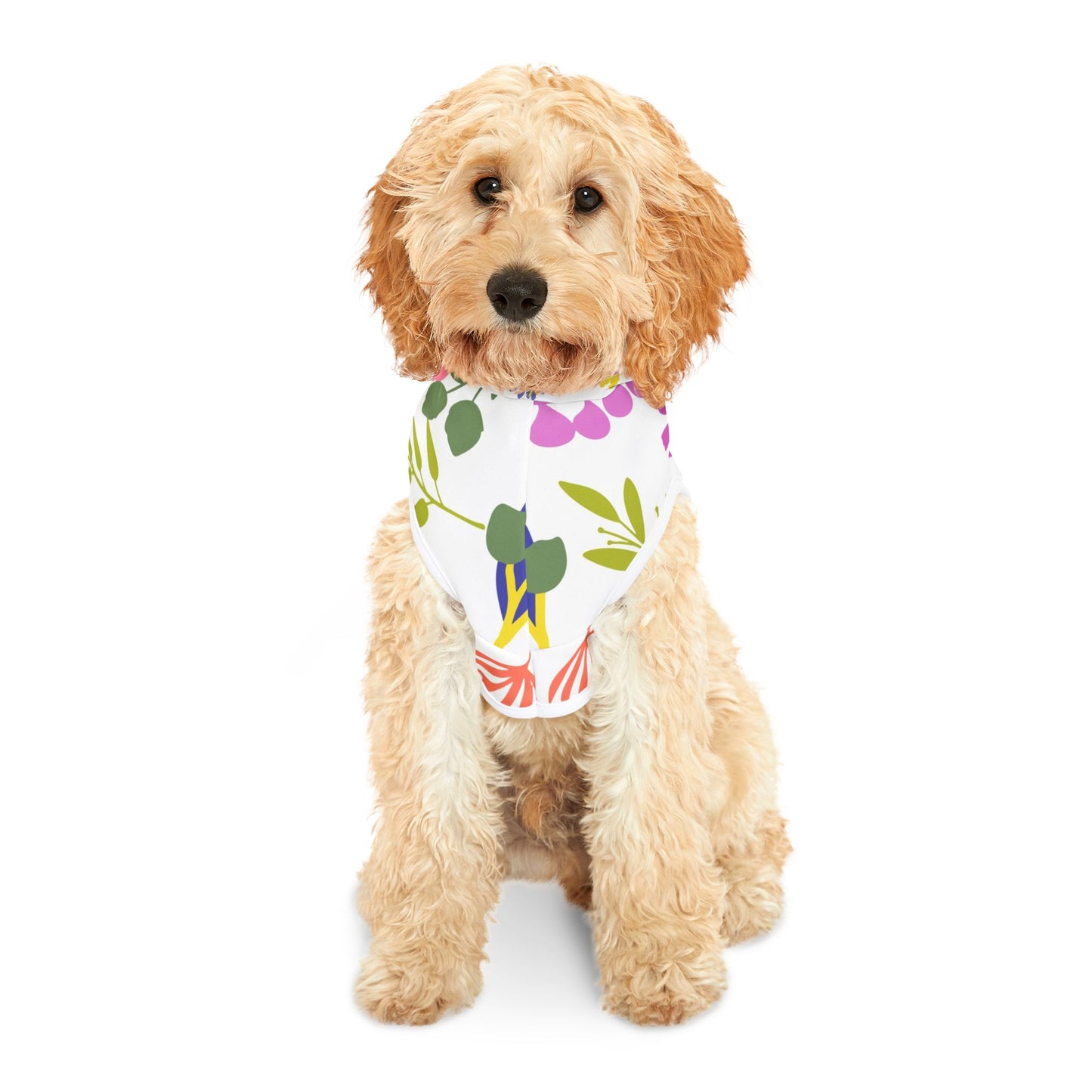 Floral Pet Hoodie - Adorable Style for Your Furry Friends, Great for Spring Celebrations, Pet Gifts, Dog Sweater, Cozy Pet Apparel