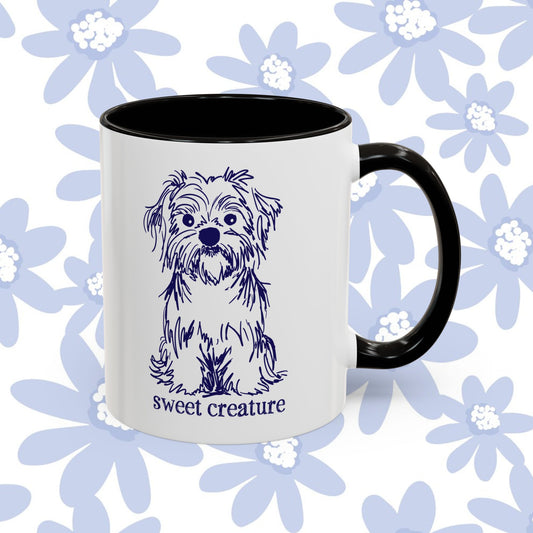 Colorful Dog-Themed Mugs for Pet Lovers | Sweet Creature Design, Gift for Dog Owners, Coffee Mug, Cute Mug, Home Decor