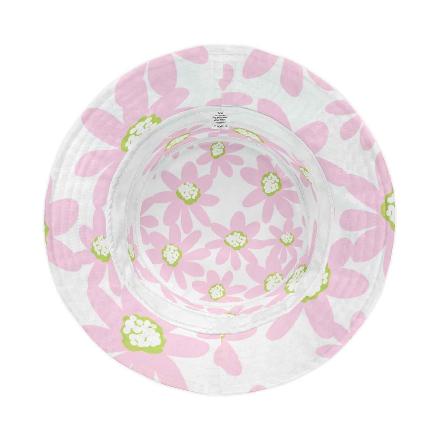 Pink Floral Bucket Hat, Summer Accessory, Beach Wear, Festival Hat, Cute Sun Hat, Gift for Garden Lovers