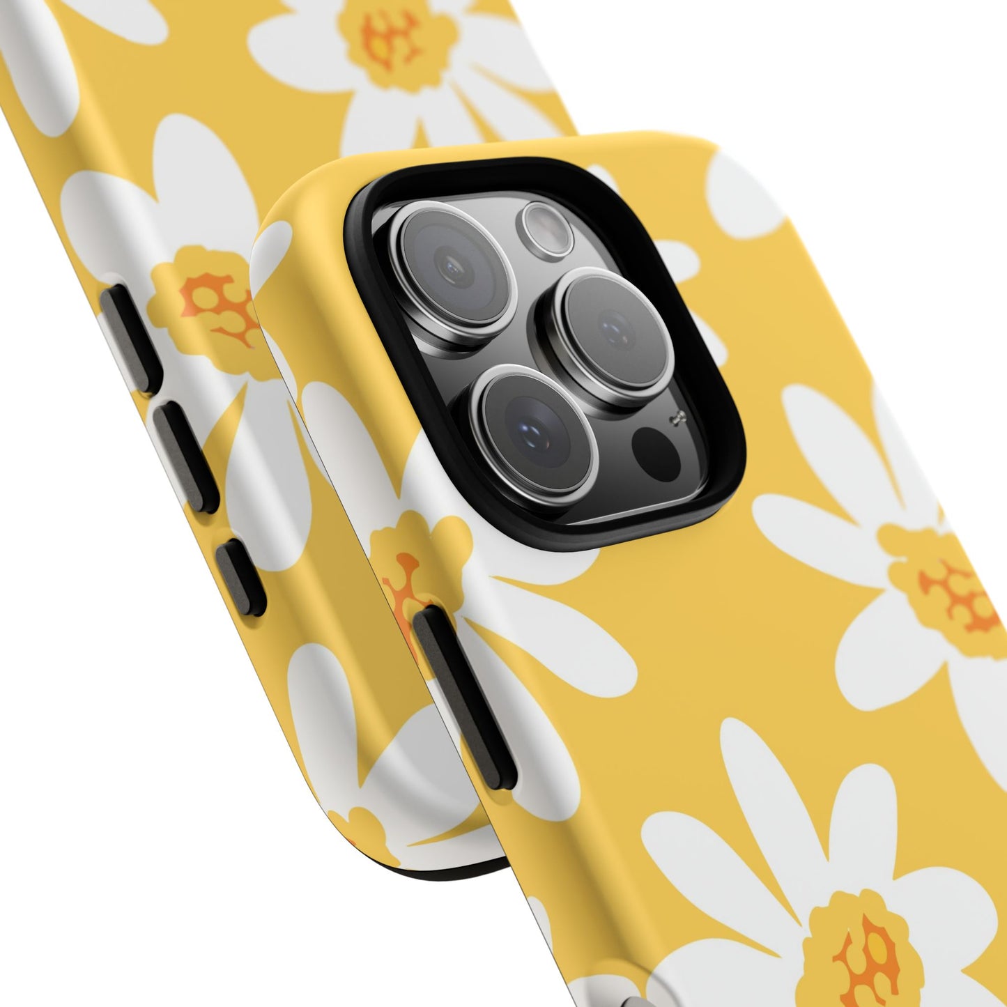 Yellow Daisy Phone Case, Floral Phone Cover, Tough Case, Summer Vibe Accessory, Gift for Nature Lovers, Bright Floral Design