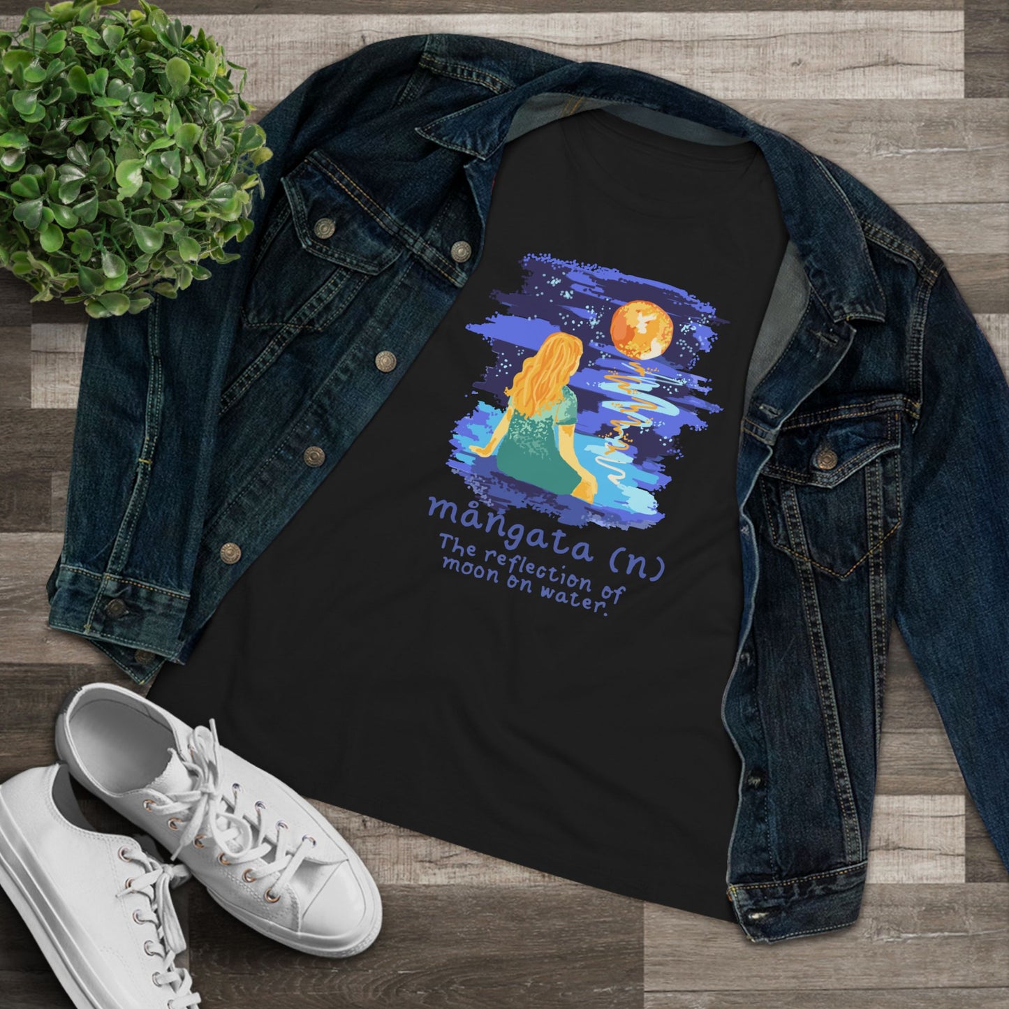 Swedish Mangata Moon Reflection Women's Tee