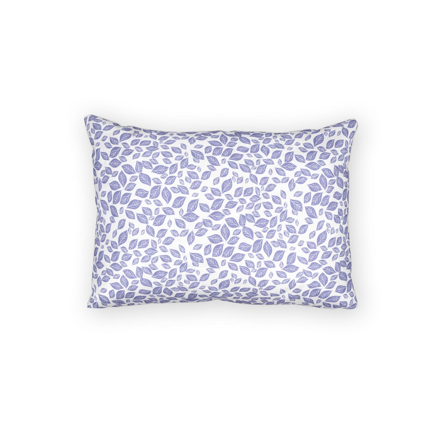 Lavender Leaf Cotton Pillow Sham - Floral Decorative Bed Pillowcase