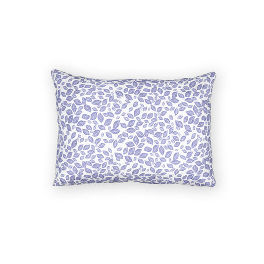 Lavender Leaf Cotton Pillow Sham - Floral Decorative Bed Pillowcase