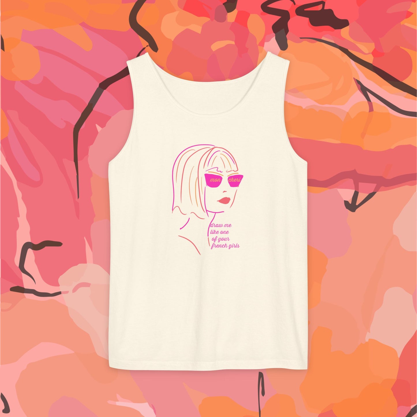 French Tank Top- "Draw me like one of your French girls."
