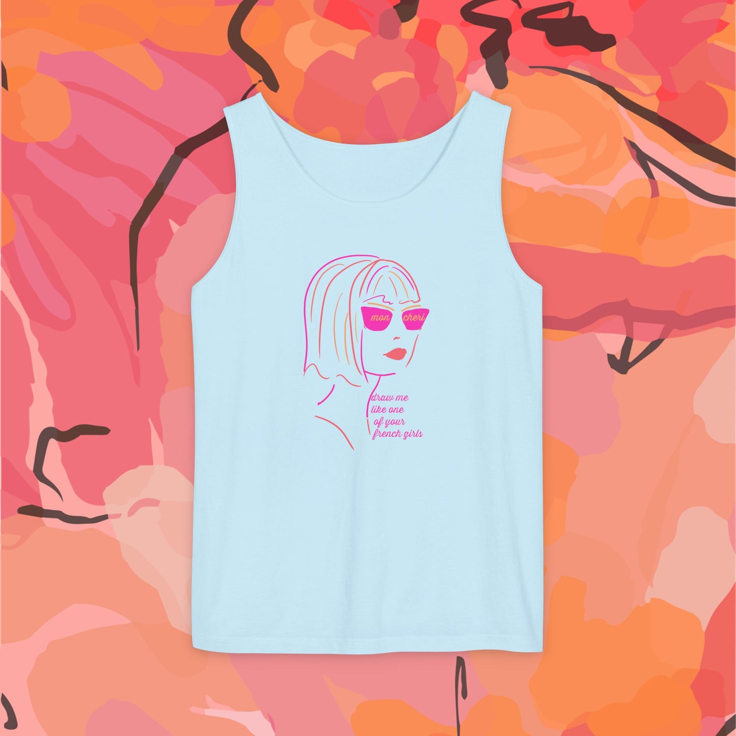 French Tank Top- "Draw me like one of your French girls."