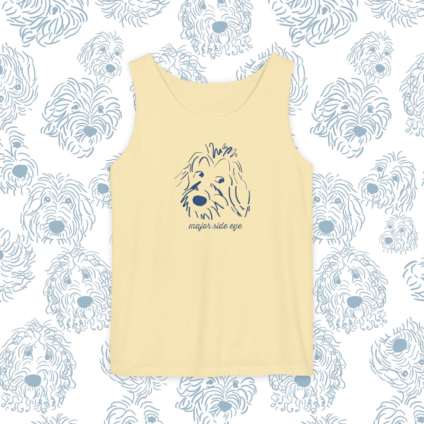 Tank Top Major Side Eye Did you know that Dogs are the only animal besides humans that whites in their eyes This needs to be celebrated! Dog lover gift.