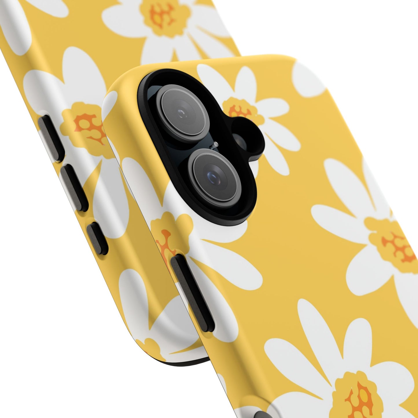 Yellow Daisy Phone Case, Floral Phone Cover, Tough Case, Summer Vibe Accessory, Gift for Nature Lovers, Bright Floral Design