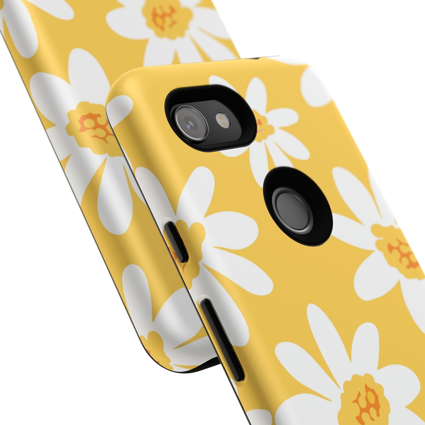 Yellow Daisy Phone Case, Floral Phone Cover, Tough Case, Summer Vibe Accessory, Gift for Nature Lovers, Bright Floral Design