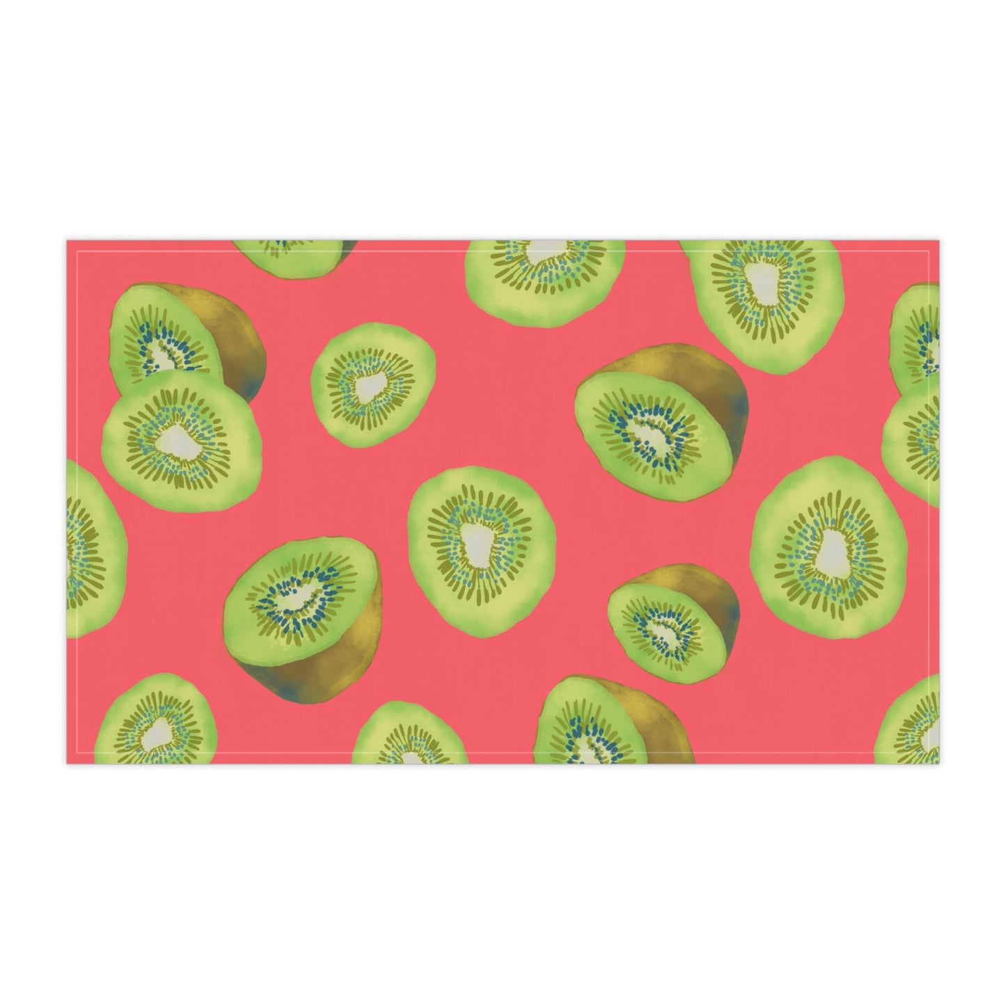 Vibrant Kiwi Print Tea Towels | Kitchen Decor, Gift for Foodies, Home Essentials, Summer & Housewarming Gift, Eco-Friendly Kitchen