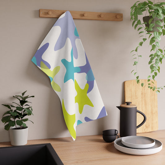 Vibrant Starfish Tea Towels - Beach Decor, Kitchen Essentials, Fun Gift, Nautical Theme, Entertaining, Summer Vibe