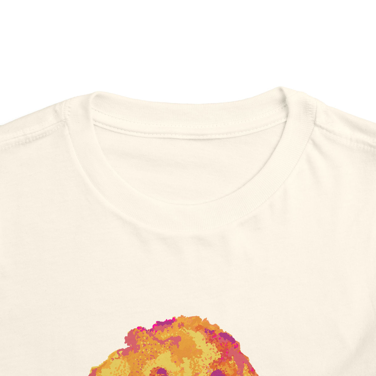 Toddler Tee — Colorful Puppy 'Mon Bébé' Shirt