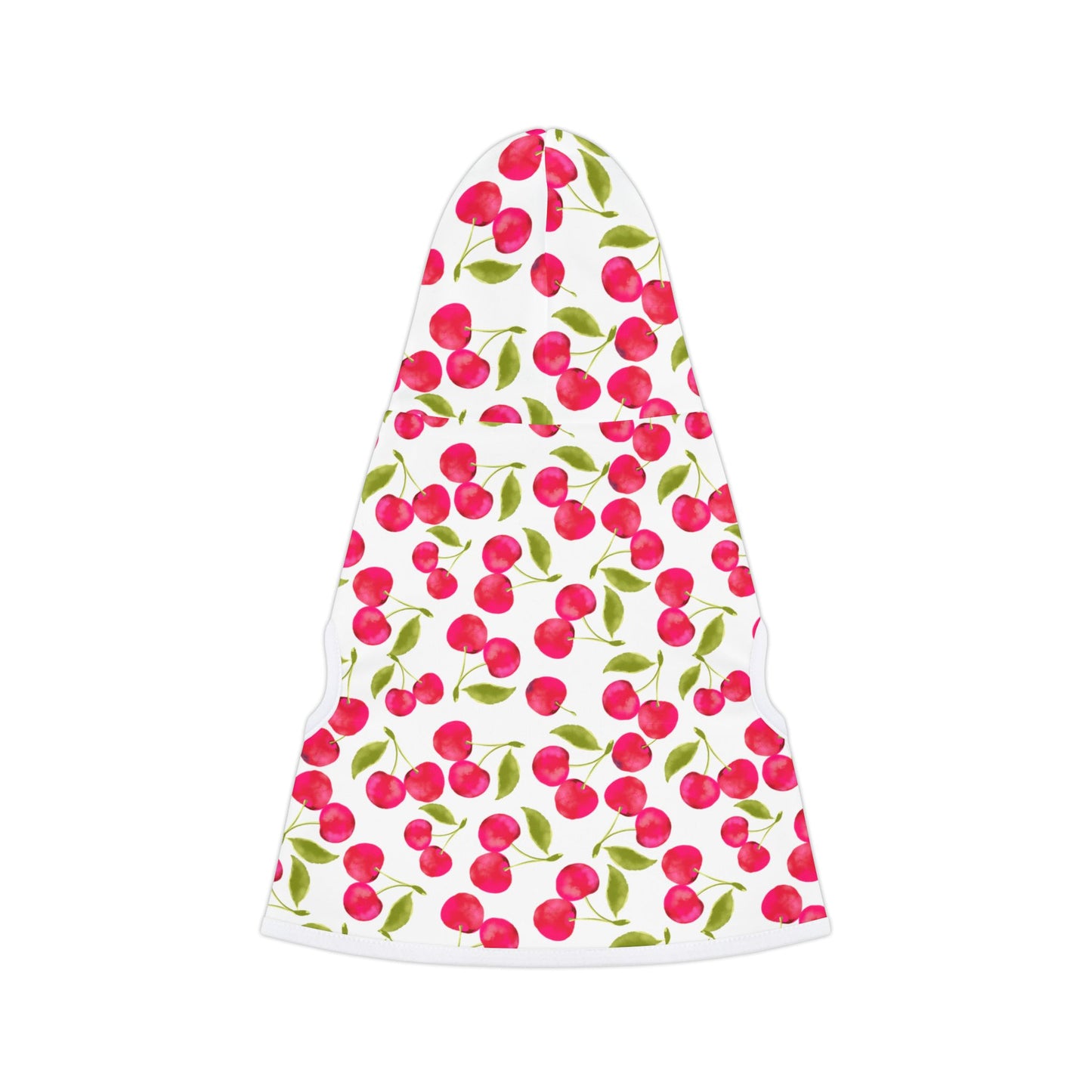 Chic Cherry Pet Hoodie, Cute Hooded Pet Apparel, Spring Dog Clothes, Stylish Cat Hoodie, Pet Fashion Gift