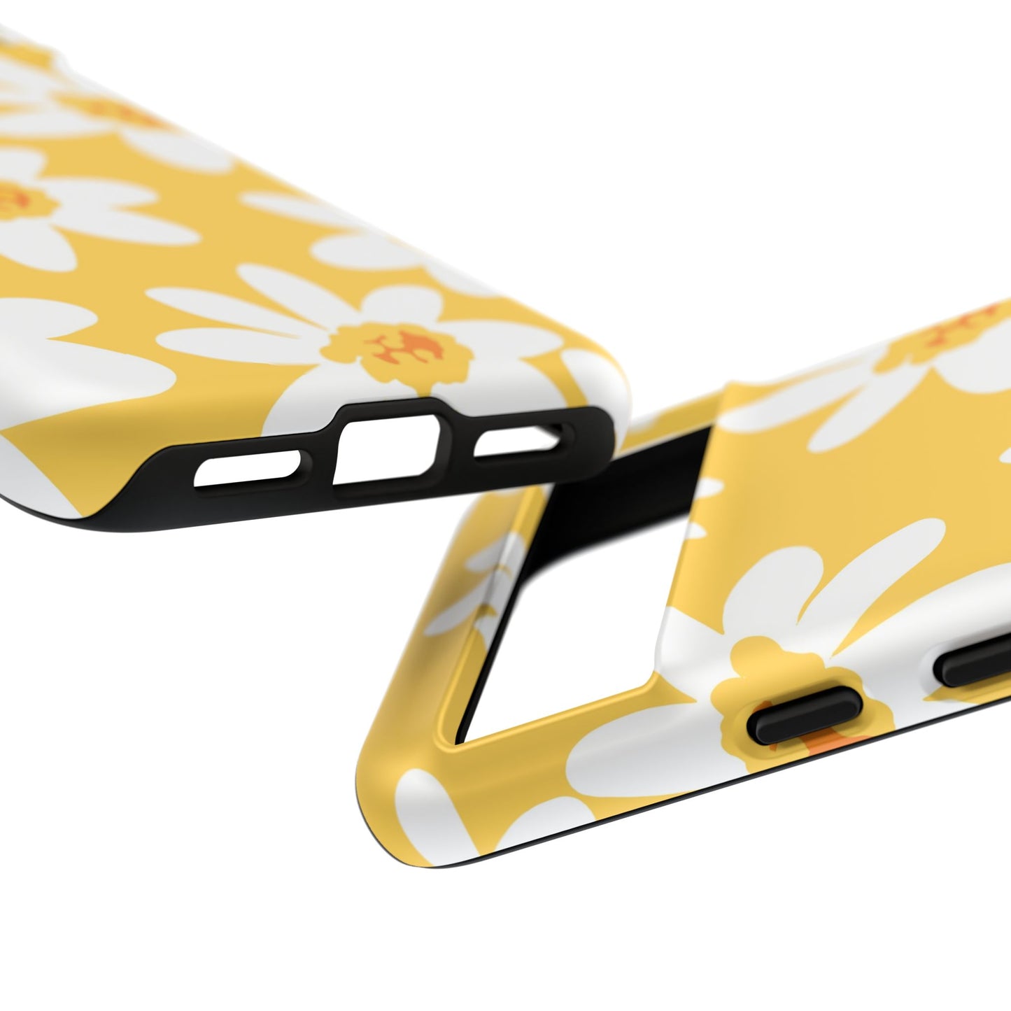 Yellow Daisy Phone Case, Floral Phone Cover, Tough Case, Summer Vibe Accessory, Gift for Nature Lovers, Bright Floral Design