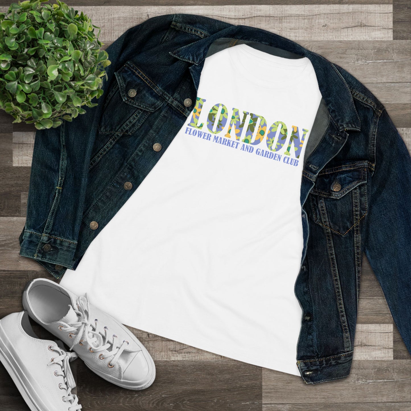 London Floral Market and Garden Cotton Tee