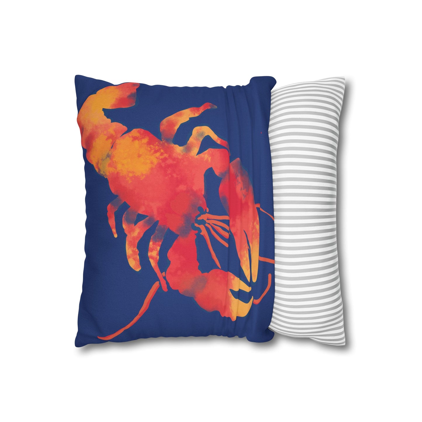 Bright Lobster Pillowcase, Coastal Decor, Nautical Home Accent, Gift for Seafood Lovers, Summer Vibes, Beach House Decor